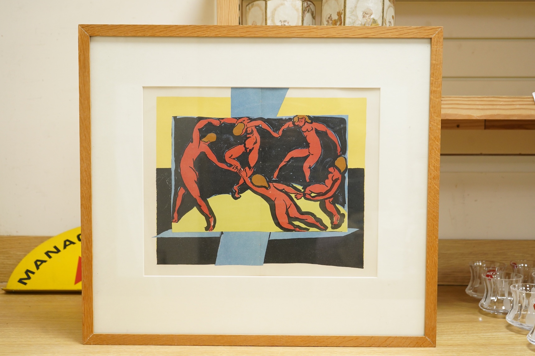 After Henri Matisse, 'The Dance', colour print, unsigned, 34 x 42cm